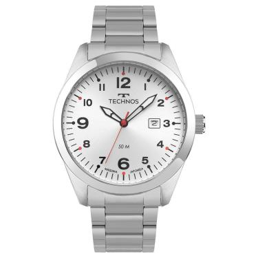 Imagem de Relógio Technos Masculino Militar Prata - 2115tyr/1k