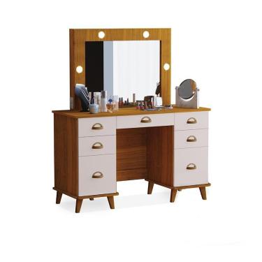 Imagem de Penteadeira Com Assento Omaha Freijó Maní