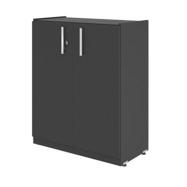 Imagem de Balcao Com 2 Portas Jorge Preto Onix