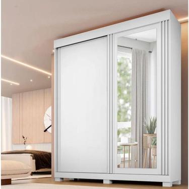 Imagem de Guarda Roupa Mônaco 100%mdf 2 Portas Branco - Benetil