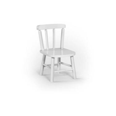Imagem de Cadeira Infantil Em Madeira Maciça Kids Branca