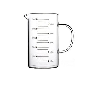 Imagem de Copo medidor de vidro borossilicato com bico, Clear, 500ml