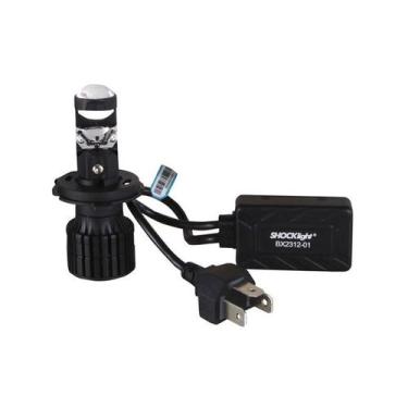 Imagem de Farol Led Lampada H4 Nano Projetor Canhão para Moto 5000lm - SHOCKLIGH