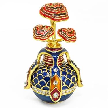 Imagem de Vaso Feng Shui Longa Vida com Lingzhi Ganoderma Estátua de Amuleto Boa Sorte Decoração de Casa