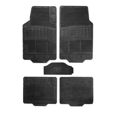 Imagem de Tapete para Carro, Tapetes Automotivo Carro Borracha Pvc Modelo Flash Tapetes(5 Peças)