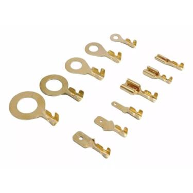 Imagem de Conector de fio fêmea macho isolado em caixa de 750 peças 2,8/4,8/6,3 mm Terminais elétricos de crimpagem Termin Spade Kit sortido