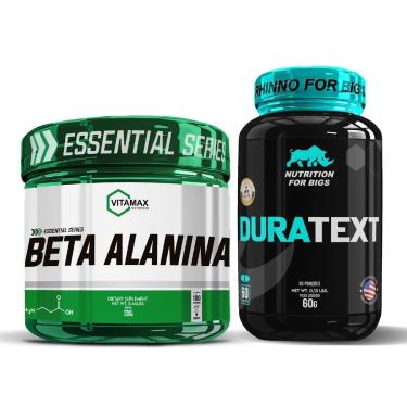 Imagem de Kit Pré Hormonal Duratext 60 Tabletes +  Beta Alanina 200g Vitamax-Unissex