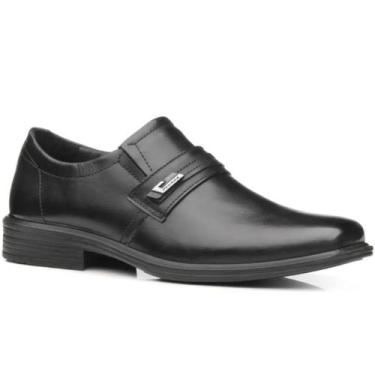 Imagem de Sapato social pegada masculino em couro 124776, Preto, 42