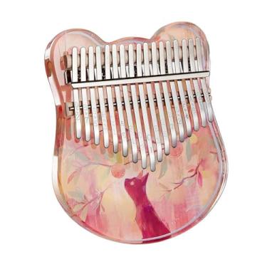 Imagem de Piano de polegar kalimba de 17 teclas para iniciantes kalimba profissional
