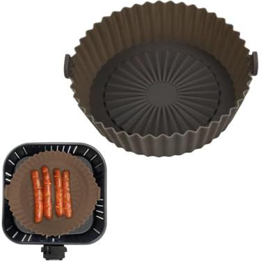 Imagem de Cesta de Substituição para Fritadeira de Ar, Silicone, 22cm