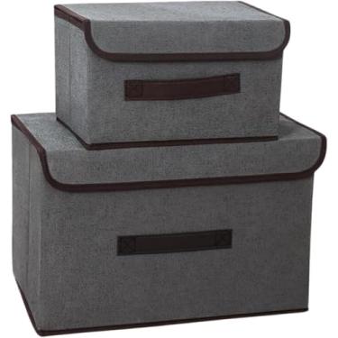 Imagem de Caixa Organizadora Multiuso, 24 Litros, PVC e Poliéster, 39x29x19 cm, para Closets e Guarda-roupas