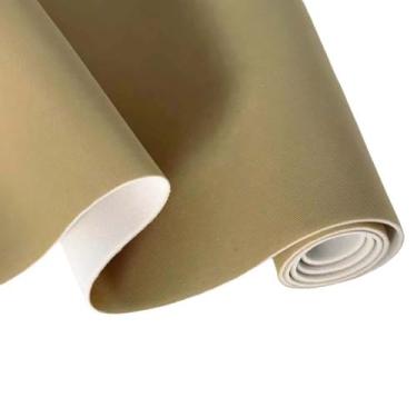 Imagem de Tecido Malha Teto Carro 4MM Forro Espuma - Material Reparo Forro Teto Não Adesivo Caminhão/SUV/Camping Car - Tecido Renovação Interior DIY (50/100/200x150cm Dobrado)(Beige Yellow,50x150cm(fold))