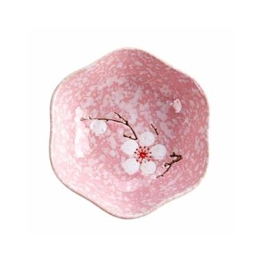 Imagem de Tigela para molho Pratos para molho de soja Tigelas para churrasco ou tempero(Pink)