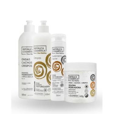 Imagem de Kit Vixe Mainha Gllendex  Definição Hidratação e Nutrição, Cabelos Cre
