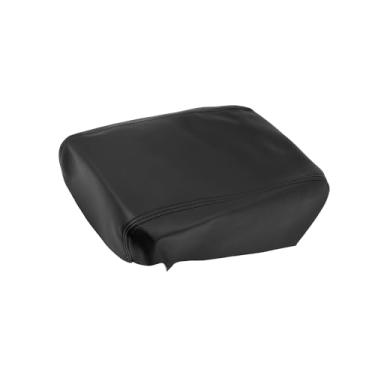 Imagem de INFINAUTO Tampa do console central do carro, apoio de braço, capa protetora de microfibra de couro de substituição para Toyota Avalon 2005-2012, design elegante preto