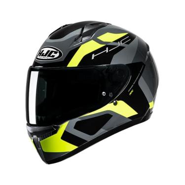 Imagem de Capacete Hjc C10 Tins Cinz Verd Pret 58