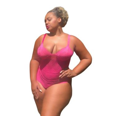 Imagem de BODY DOLCE SEDUTTI PLUS SIZE EM RENDA PINK