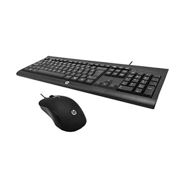 Imagem de KIT TECLADO E MOUSE COM FIO USB KM100 PRETO