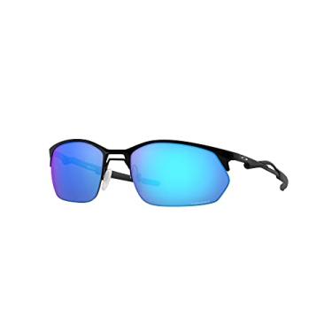 Imagem de Oakley Pacote de óculos de sol OO4145: OO 4145 414504 kit de acessórios de coleira preta acetinada e azul pequena