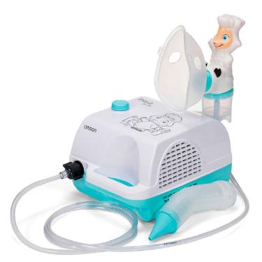Imagem de Inalador Compressor e Aspirador Nasal InalaKids NE-C703 Omron 1 Unidade