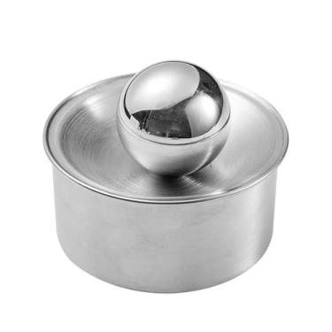 Imagem de Fenteer Ferramenta para fazer bolinhos, fácil de usar, reutilizável e multiuso, em aço inoxidável, para formar bolinhas redondas, ideal para a cozinha em, 10 Cm de Diâmetro