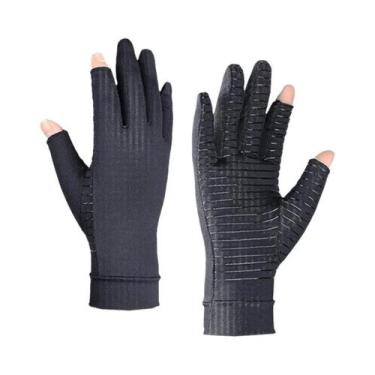 Imagem de Luvas De Compressão De Cobre Para Alívio Da Dor E Inchaço Nas Mãos Por