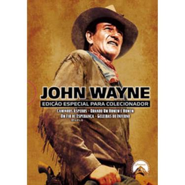 Imagem de DVD: John Wayne: Edição Especial para Colecionador - Caminhos Ásperos, Quando um Homem é Homem, Um Fio de Esperança ( Duplo ), Geleiras do Inferno ( 5 Discos )