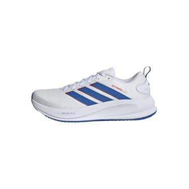 Imagem de adidas Tênis masculino Supernova Ease 2 M, Branco/azul royal brilhante/rubi puro, 40
