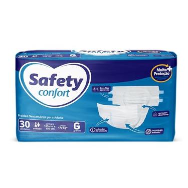 Imagem de Fralda Geriátrica Safety Econômica G com 30 unidades