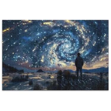 Imagem de Quebra-cabeças para adultos com 500 peças de flores e animais para adultos, presentes para jogos de elefante branco