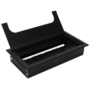 Imagem de Alomejor Gommet de Mesa, Gerenciamento de Cabos Com Serra de Orifício, Tampa de Orifício de Plástico para Mesa, Armário, Bancada, Móveis