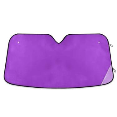 Imagem de Guarda-sol para veículo Dark Orchid Para-brisa Dobrável Janela Frontal Guarda-sol para Carro Mantém o Veículo Fresco Grande