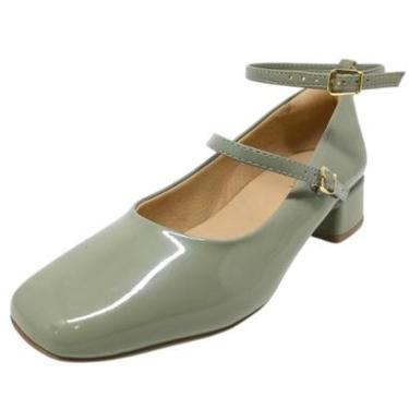 Imagem de Sapato Feminino Salto Baixo Boneca Conforto Sua Cia-Feminino