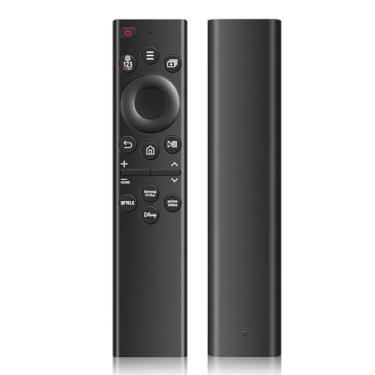 Imagem de Controle remoto de substituição BN59-01385A para Smart TV Samsung compatível com todas as Smart TVs Samsung LED QD Neo QLED 4K 8K HDR de 2018 a 2024, com 4 botões de atalho sem função de voz