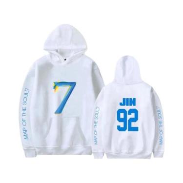 Imagem de Moletom JIMIN Map of Soul 7 Para Homens E Mulheres, Estilo Hip Hop Cas