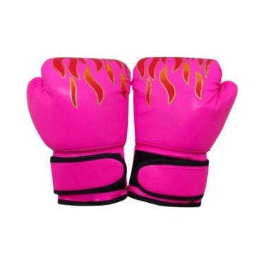 Imagem de Luvas De Boxe MMA Para Crianças Em Couro PU Luvas Profissionais De Tre