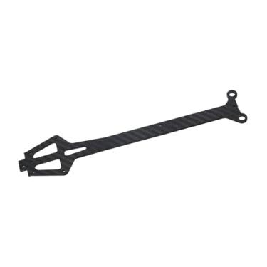Imagem de Fenteer Placa de fibra de carbono para o segundo andar, compatível com LY221, preta, para 1/10 10304 10303