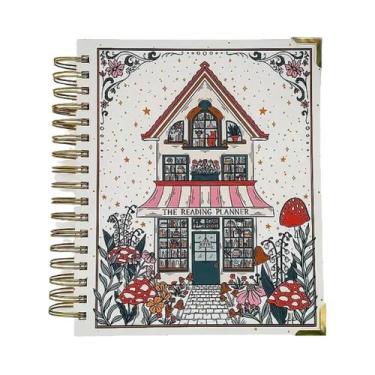 Imagem de Caderno em espiral estilo pastoral, planejador semanal e mensal, mater