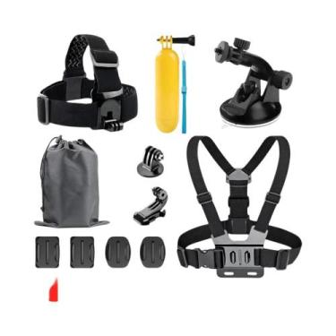Imagem de Conjunto De Acessórios Para Montagem GoPro Hero 13 12 11 10 9 8 7 6 5 
