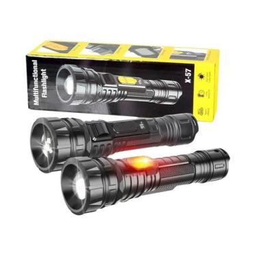 Imagem de Lanterna De Camping LED Recarregável À Prova d'Água Com Zoom USB, Luz 