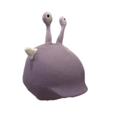 Imagem de oshhni Capa para capacete de esqui, acessório de inverno encantador, decorativo, quente e divertido, em tricô, ideal para esquiar, andar de skate ou, Roxo