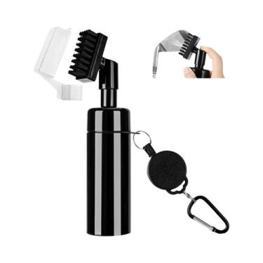 Imagem de Escova De Limpeza Para Cabeça De Taco De Golfe Com Fivela Retrátil Par