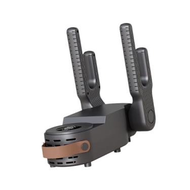 Imagem de predolo Secador de sapatos elétrico com aquecimento rápido, controle por toque, suporte dobrável com função de temporizador e aquecedor para botas de esqui, Cinza