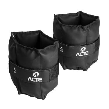 Imagem de Acte, Par de Caneleira Profissional T158 3Kg - Preto