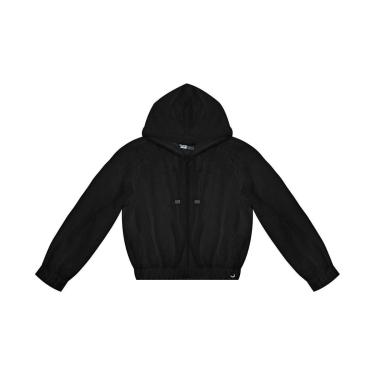 Imagem de Jaqueta Juvenil Minty Em Pelo Safira Com Capuz Feminina-Feminino