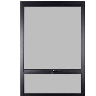 Imagem de Janela Maxim-Ar 1 Secção Bandeira Fixa Inferior Vidro Mini Boreal 120X60 Topsul  Esquadrisul Preto