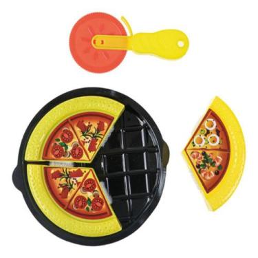 Imagem de Kit Cozinha Infantil Pizza De Corta + Carretilha / Cortador - WELLKIDS