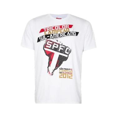 Imagem de Camisa São Paulo Campeão SulAmericano 2012 Branca Licenciada Braziline-Masculino