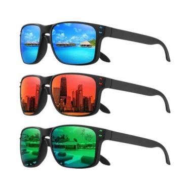 Imagem de Óculos De Sol Polarizados Unissex UV400 Designer Para Direção Pesca Vi