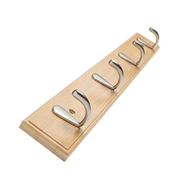 Imagem de Toalheiro montado na parede, suporte para toalhas, suporte de parede, ganchos de parede de aço inoxidável para entrada, hall de entrada, acessório de chave de banheiro, gancho de casaco, toalheiro